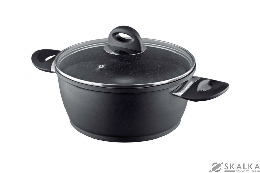 На фото Кастрюля Granchio Marmo Induction сollection 20 см / 2.8 л (88009)