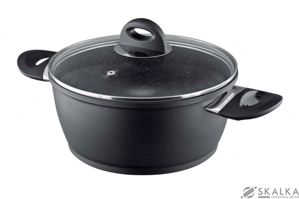 На фото Кастрюля Granchio Marmo Induction сollection 24 см / 5.0 л (88010)