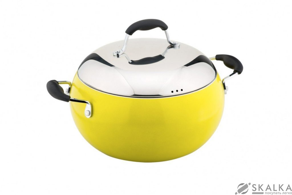 На фото Кастрюля Granchio MelaVerde сollection 20 см / 3.1 л (88075)