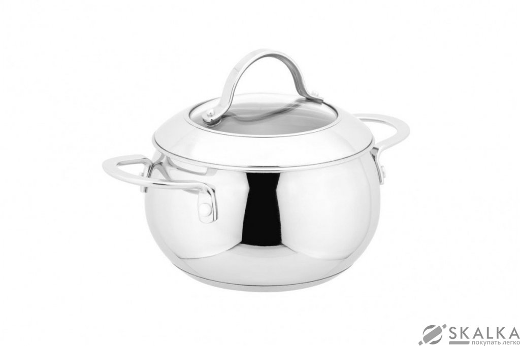 На фото Кастрюля Vinzer 16 см / 2.2 л Grand Majestic Glossy series (89161)