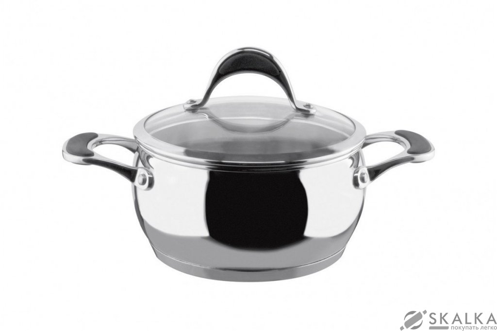 На фото Кастрюля Vinzer 18 см / 2.6 л Stella series (89067)