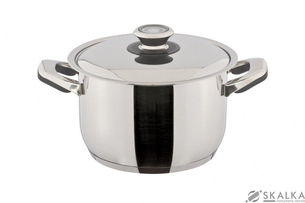 На фото Кастрюля Vinzer 22 см - 5.0 л Grand Cuisine series (89083)