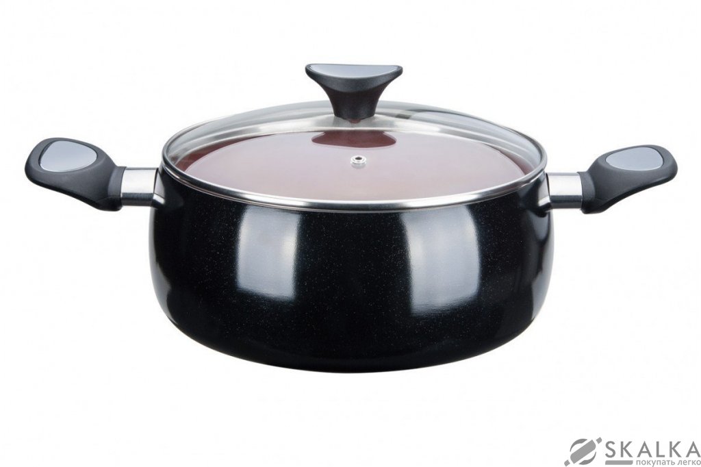 На фото Кастрюля Granchio Terracotta сollection 24 см / 5.3 л (88128)