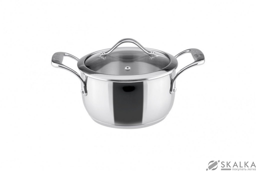 Кастрюля Vinzer с крышкой 18 cм / 2.4 л Chef series (89072) На фото Кастрюля Vinzer с крышкой 18 cм / 2.4 л Chef series (89072)