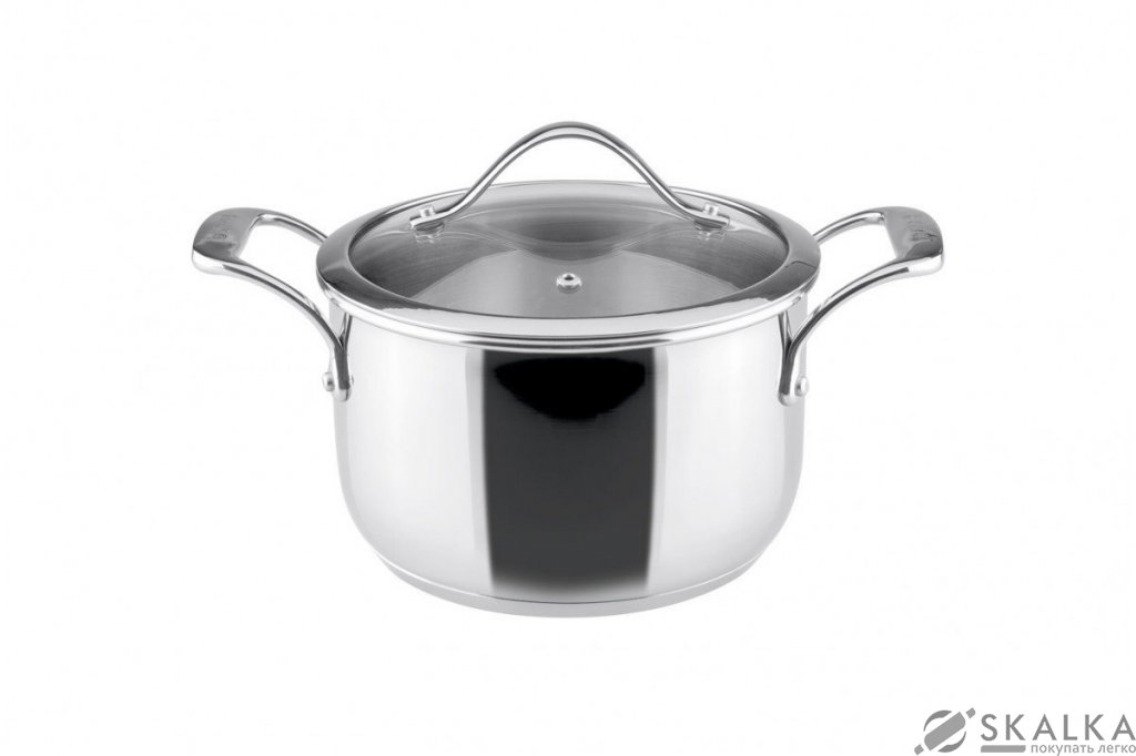 Кастрюля Vinzer с крышкой 20 cм / 3.6 л Chef series (89073) На фото Кастрюля Vinzer с крышкой 20 cм / 3.6 л Chef series (89073)