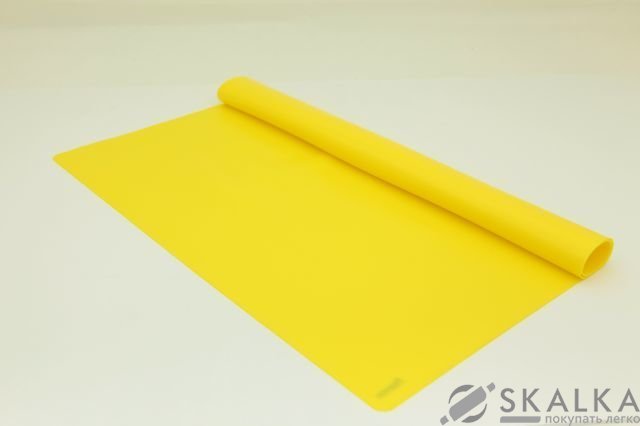 Коврик для выпечки 50x40 см, цвет палевый (силикон) На фото Коврик для выпечки 50x40 см, цвет палевый (силикон)