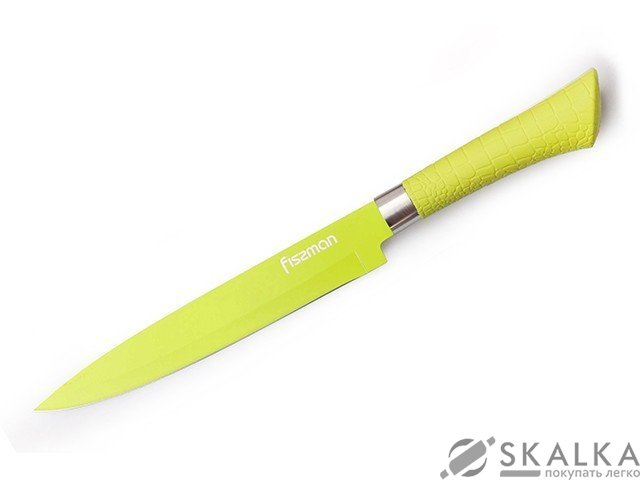 Кухонный нож Fissman Arcobaleno Гастрономический 200 мм Lime (KN-2293.CV) На фото Кухонный нож Fissman Arcobaleno Гастрономический 200 мм Lime (KN-2293.CV)