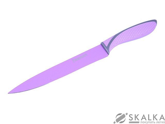 Кухонный нож Fissman Juicy Гастрономический 200 мм Purple (KN-2287.CV) На фото Кухонный нож Fissman Juicy Гастрономический 200 мм Purple (KN-2287.CV)