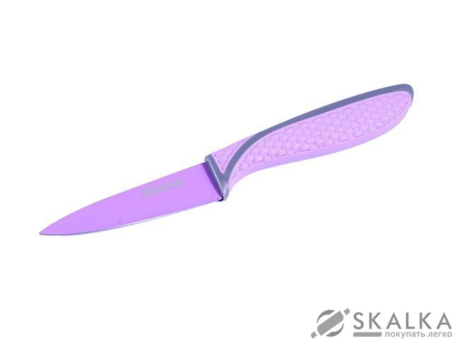 Кухонный нож Fissman Juicy Для овощей 80 мм Purple (KN-2290.PR) На фото Кухонный нож Fissman Juicy Для овощей 80 мм Purple (KN-2290.PR)