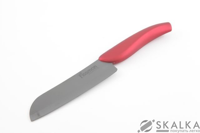 Кухонный нож Fissman Torro сантоку 130 мм Red (KN-2242.ST) На фото Кухонный нож Fissman Torro сантоку 130 мм Red (KN-2242.ST)