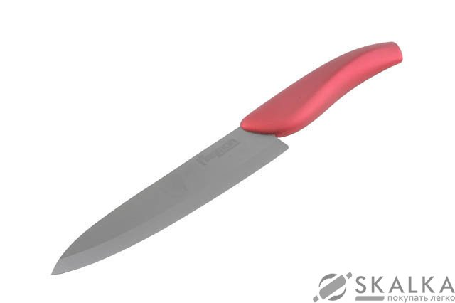 Кухонный нож Fissman Torro универсальный 150 мм Red (KN-2240.CH) На фото Кухонный нож Fissman Torro универсальный 150 мм Red (KN-2240.CH)