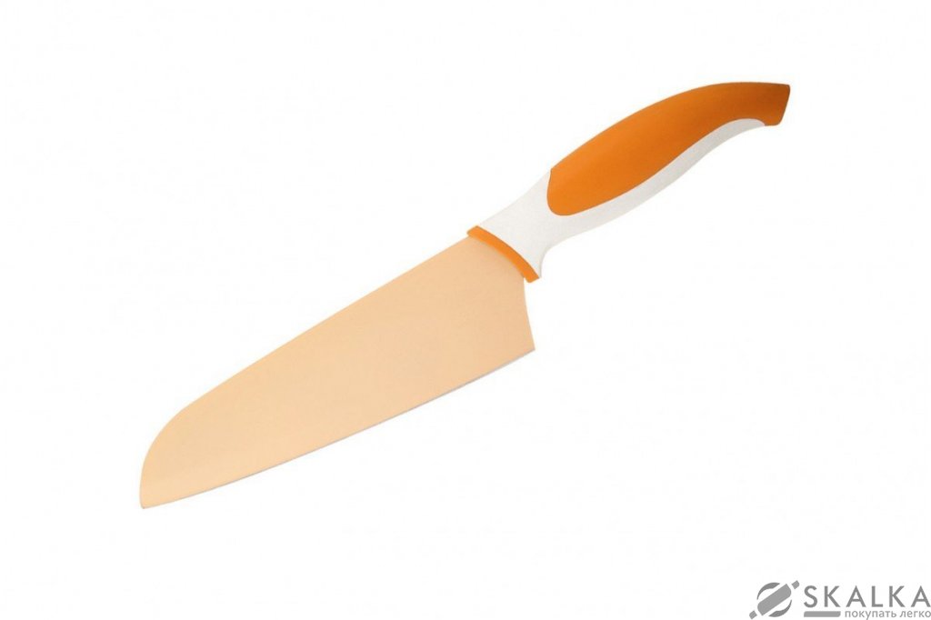 Кухонный нож Granchio Coltello cантоку 178 мм Orange (88677) На фото Кухонный нож Granchio Coltello cантоку 178 мм Orange (88677)