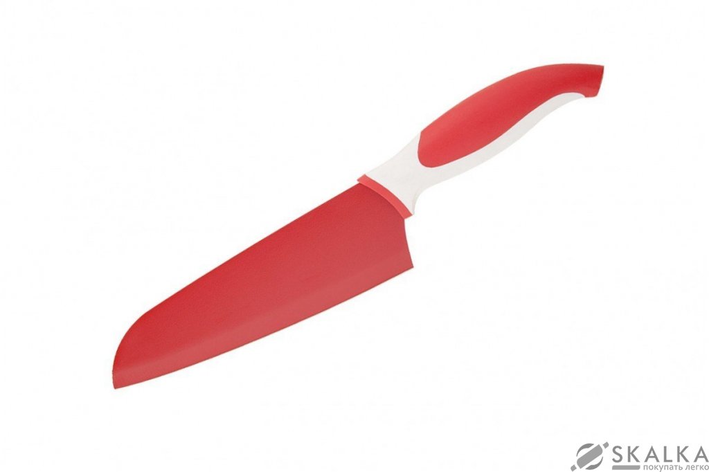 Кухонный нож Granchio Coltello cантоку 178 мм Red (88674) На фото Кухонный нож Granchio Coltello cантоку 178 мм Red (88674)