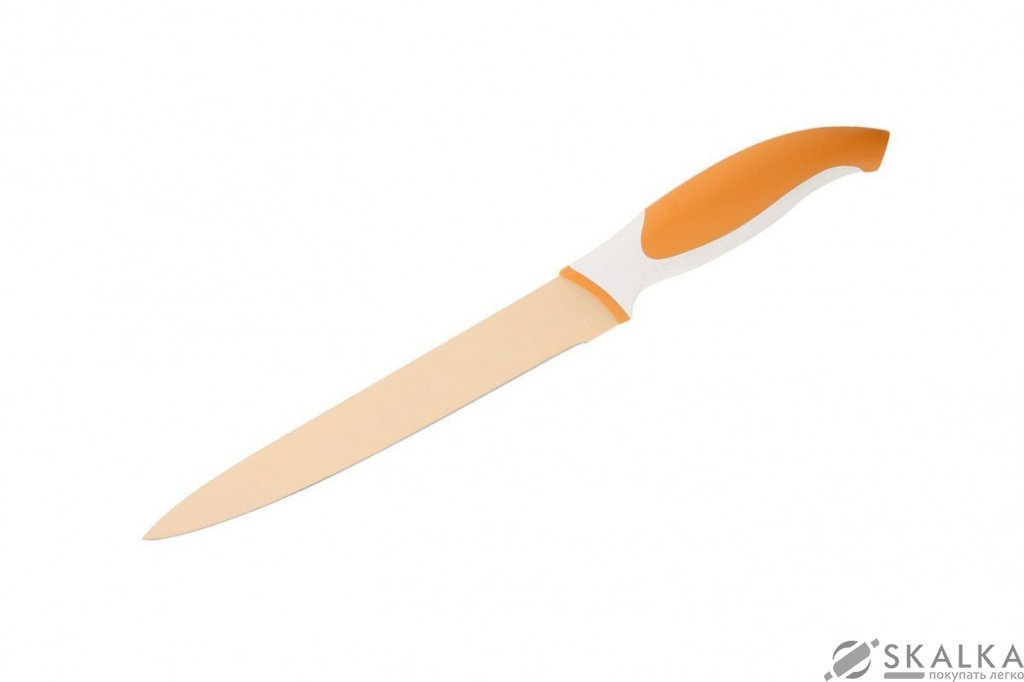 Кухонный нож Granchio Coltello для мяса 203 мм Orange (88665) На фото Кухонный нож Granchio Coltello для мяса 203 мм Orange (88665)