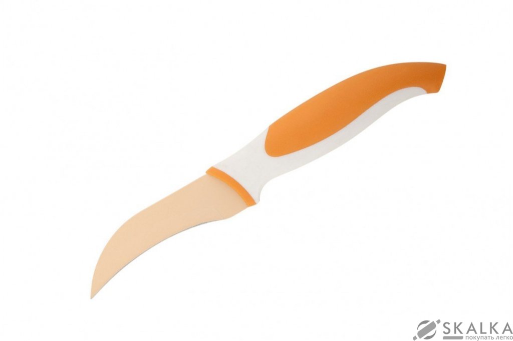 Кухонный нож Granchio Coltello для овощей 89 мм Orange (88653) На фото Кухонный нож Granchio Coltello для овощей 89 мм Orange (88653)