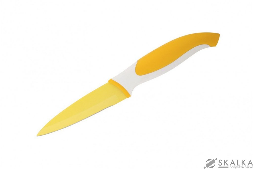 Кухонный нож Granchio Coltello для овощей 89 мм Yellow (88656) На фото Кухонный нож Granchio Coltello для овощей 89 мм Yellow (88656)