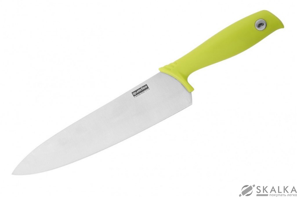На фото Кухонный нож Granchio Coltello поварской 203.2 мм Green (88686)