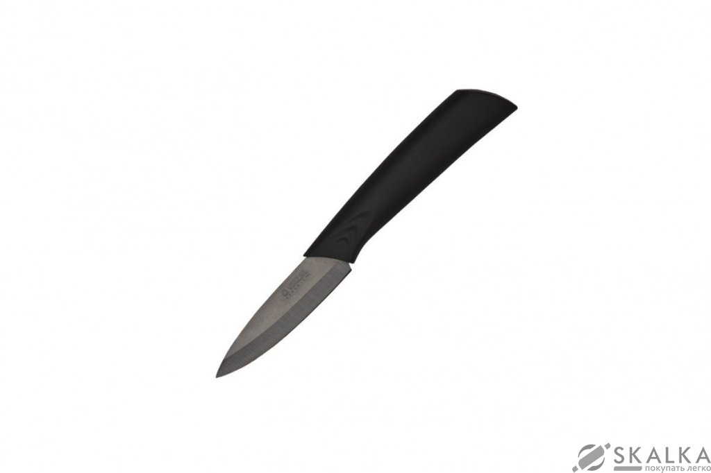 Кухонный нож Vinzer керамический для овощей 95 мм Black (89224) На фото Кухонный нож Vinzer керамический для овощей 95 мм Black (89224)