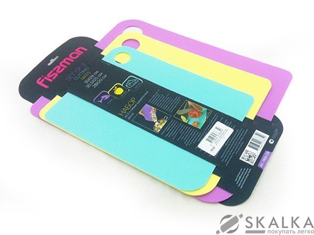 Набор из 3-х гибких досок Fissman 35х29 см пластик (AY-7835.CB) На фото Набор из 3-х гибких досок Fissman 35х29 см пластик (AY-7835.CB)