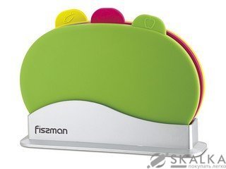Набор из 3-х разделочных досок Fissman 29х20 см пластик (AY-8797.CB) На фото Набор из 3-х разделочных досок Fissman 29х20 см пластик (AY-8797.CB)