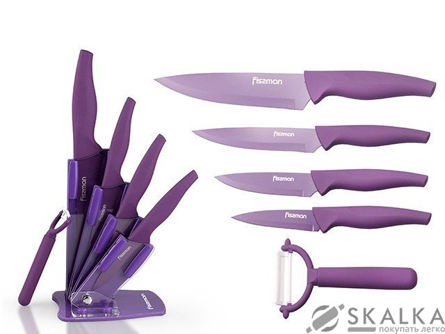 На фото Набор ножей Fissman Fantasia из 6 предметов (KN-2673.6)
