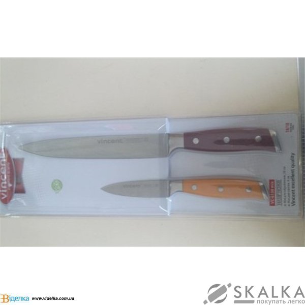 На фото Набор ножей Vincent 3 предмета (VC-6130 mix)
