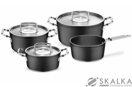 На фото Набор посуды Fissler LUNO 7 предметов (F-56-116-04-000)