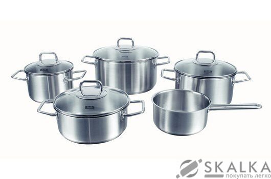 На фото Набор посуды Fissler Viseo 9 предметов (F-84-117-05)