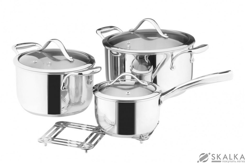 На фото Набор посуды Vinzer Chef 7 предметов (89028)