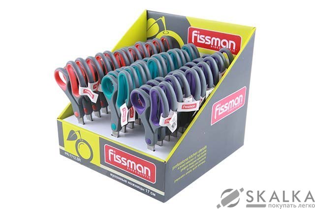 На фото Ножницы кухоннные Fissman 17 см в ассортименте (PR-7712.SR)
