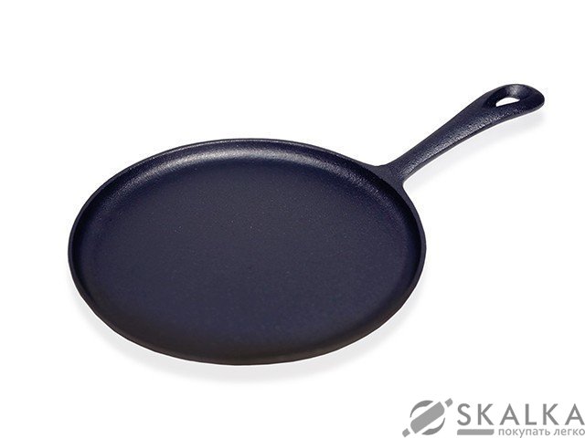 На фото Сковорода для блинов Fissman 20x1.5 см чугунная (CI-4104.20)