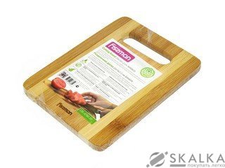 Разделочная доска Fissman 20х15 см бамбук (CB-8780.20) На фото Разделочная доска Fissman 20х15 см бамбук (CB-8780.20)