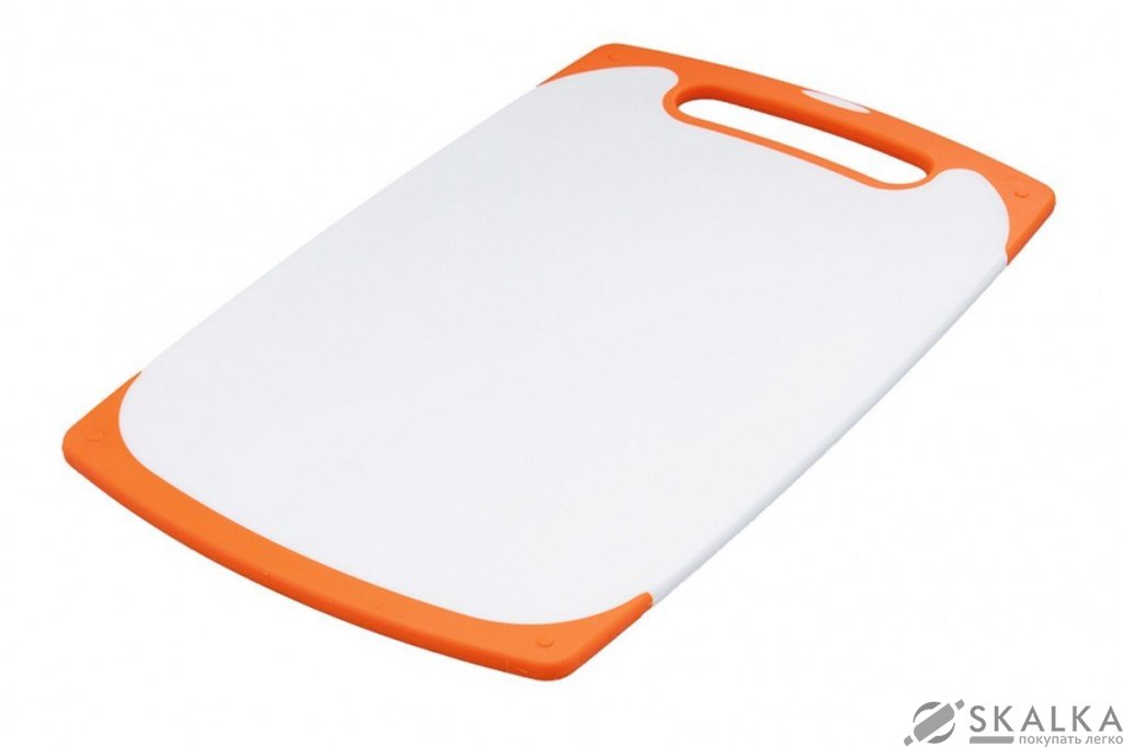 На фото Разделочная доска Granchio Tagliere 33х20x0.9 см Оранжевая (88828)
