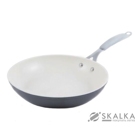 На фото Сковорода Fissman ORLANDO 28 см с керамическим покрытием (AL-4713.28)