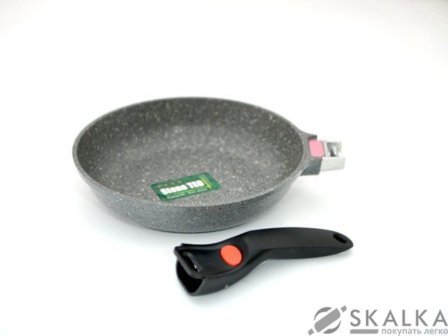 Сковорода со съемной ручкой Fissman LA GRANITE 20x4.9 см (AL-4614.20) На фото Сковорода со съемной ручкой Fissman LA GRANITE 20x4.9 см (AL-4614.20)