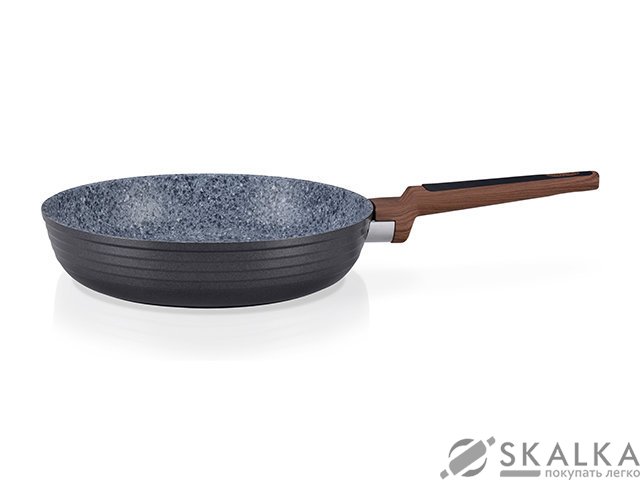 Сковорода Fissman DIAMOND GREY 24x5.5см с мраморным антипригарным покрытием (AL-4302.24) На фото Сковорода Fissman DIAMOND GREY 24x5.5см с мраморным антипригарным покрытием (AL-4302.24)