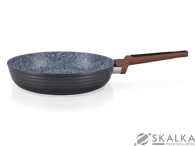 Сковорода Fissman DIAMOND GREY 28x6.0см с мраморным антипригарным покрытием (AL-4303.28) На фото Сковорода Fissman DIAMOND GREY 28x6.0см с мраморным антипригарным покрытием (AL-4303.28)