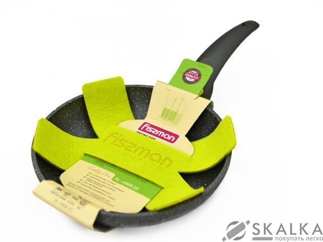 Сковорода Fissman GREY STONE 20x4.0 см с мраморным антипригарным покрытием (AL-4968.20) На фото Сковорода Fissman GREY STONE 20x4.0 см с мраморным антипригарным покрытием (AL-4968.20)