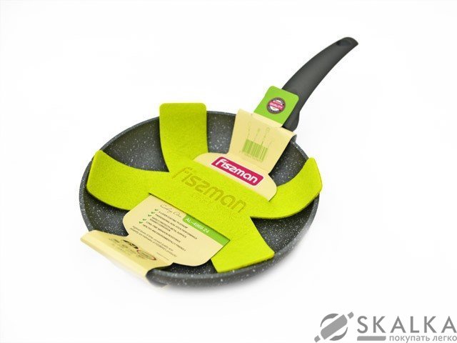 Сковорода Fissman GREY STONE 24x4.5 см с мраморным антипригарным покрытием (AL-4969.24) На фото Сковорода Fissman GREY STONE 24x4.5 см с мраморным антипригарным покрытием (AL-4969.24)