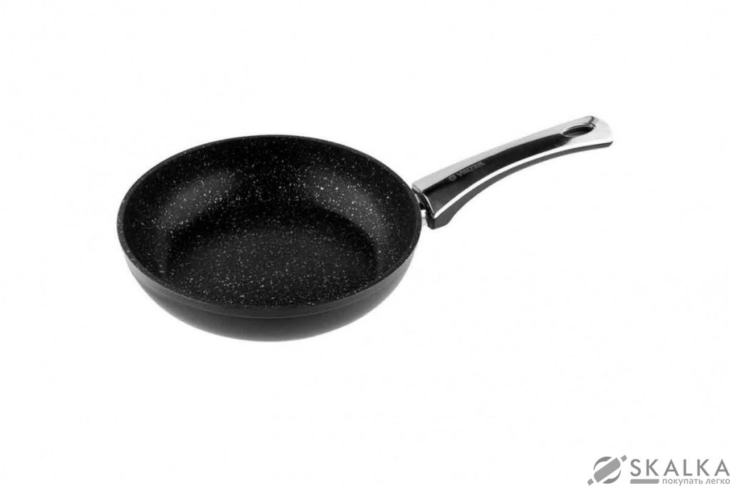 На фото Сковорода Vinzer 24 см Granite Induction line (89431)