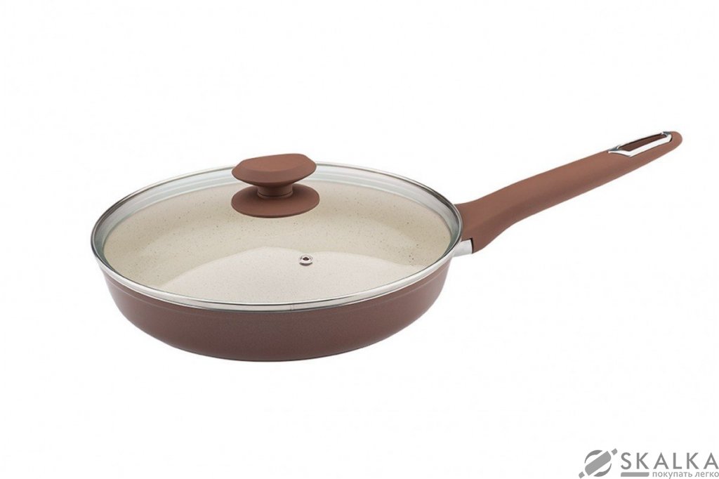 Сковорода с крышкой Granchio Macchiato collection 24 см (88144) На фото Сковорода с крышкой Granchio Macchiato collection 24 см (88144)