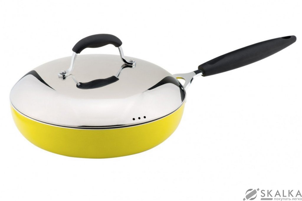 Сковорода с крышкой Granchio MelaVerde collection 28 см (88073) На фото Сковорода с крышкой Granchio MelaVerde collection 28 см (88073)