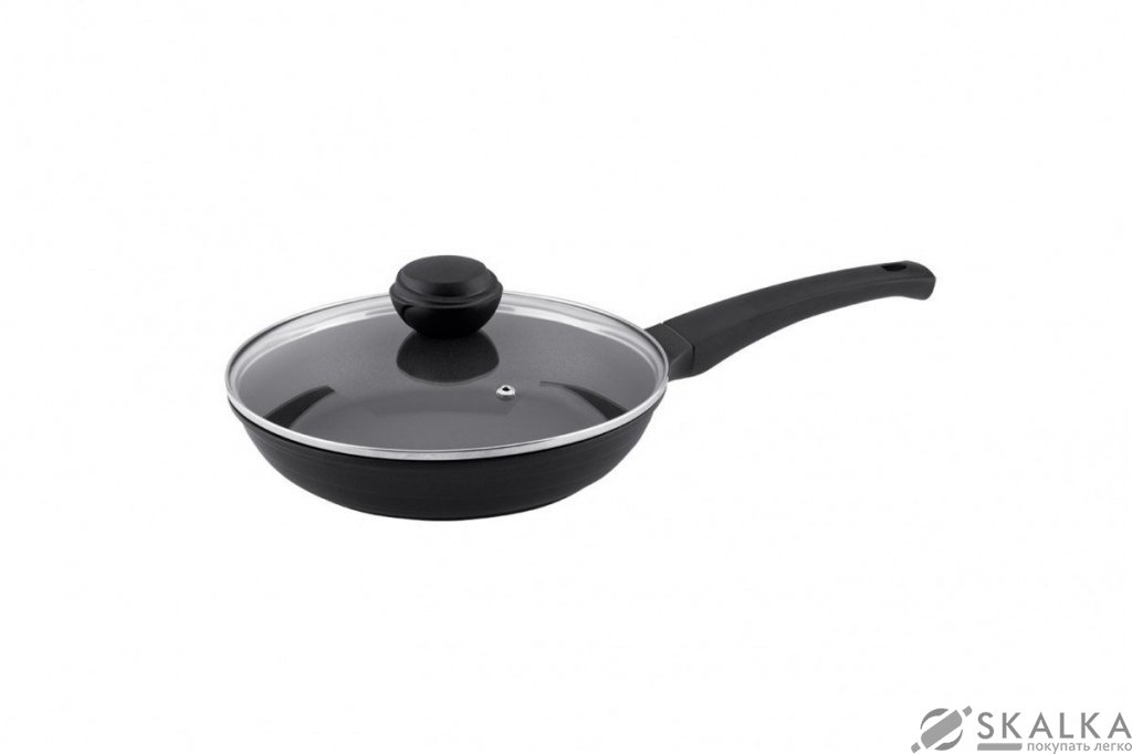 Сковорода с крышкой Vinzer 24 см Castform Line (89407) На фото Сковорода с крышкой Vinzer 24 см Castform Line (89407)