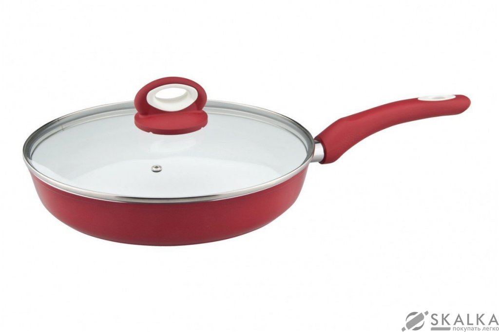 Сковорода с крышкой Vinzer 26 см EcoCeramic Induction line (89465) На фото Сковорода с крышкой Vinzer 26 см EcoCeramic Induction line (89465)