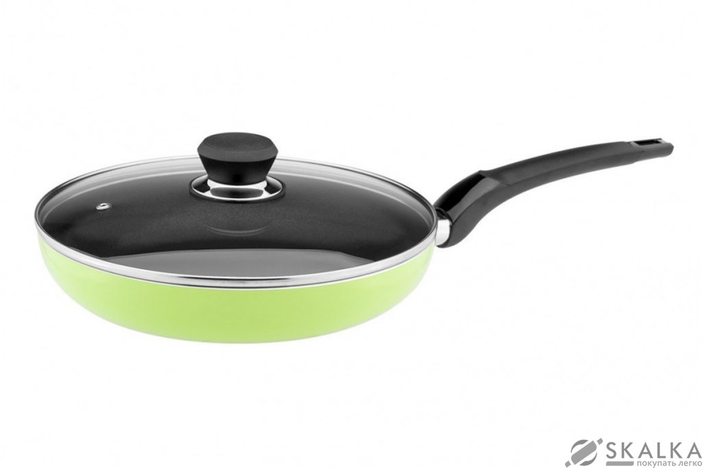 На фото Сковорода с крышкой Granchio Primavera collection 26 см (88132)