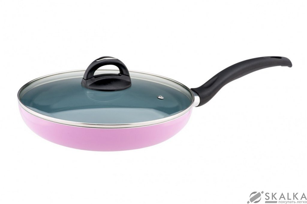 На фото Сковорода с крышкой Granchio Primavera collection 26 см (88137)