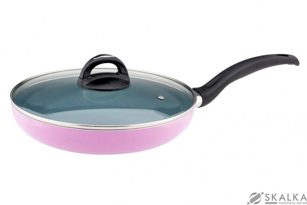 Сковорода с крышкой Granchio Primavera collection 28 см (88138) На фото Сковорода с крышкой Granchio Primavera collection 28 см (88138)