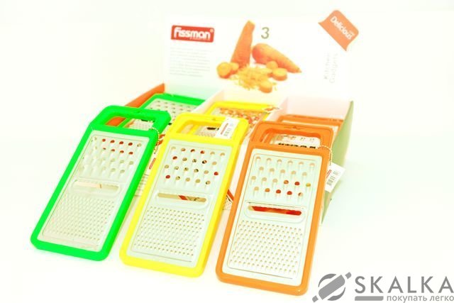 Терка Fissman 3 в 1 (PR-7721.GR) На фото Терка Fissman 3 в 1 (PR-7721.GR)