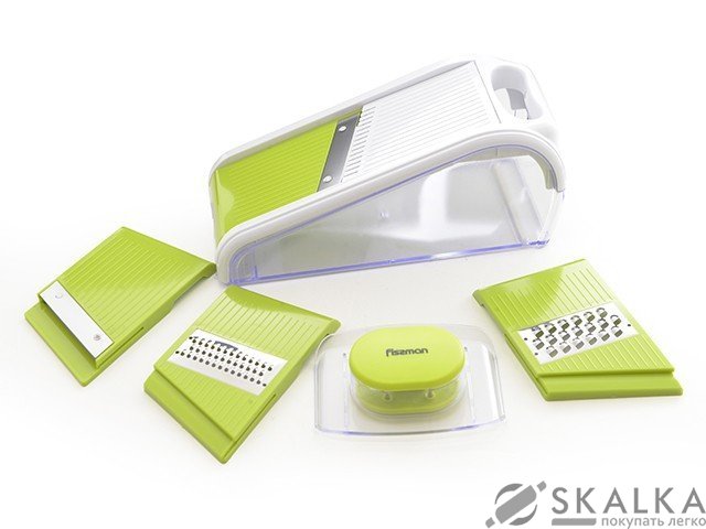 Терка Fissman с контейнером (DV-8650.MS) На фото Терка Fissman с контейнером (DV-8650.MS)