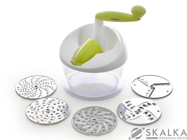 На фото Терка Fissman со сменными лезвиями и чашей (DV-8651.GR)